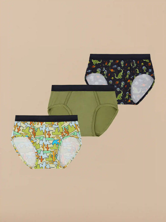UltraModal™ Core Boys Brief 3-Pack | Dino Land Pack