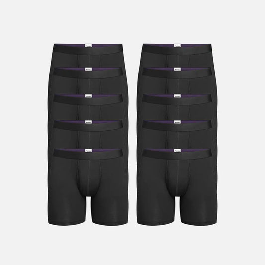 UltraModal™ Core Ball Caddy™ Boxer Brief w/ Fly 10-Pack | Black