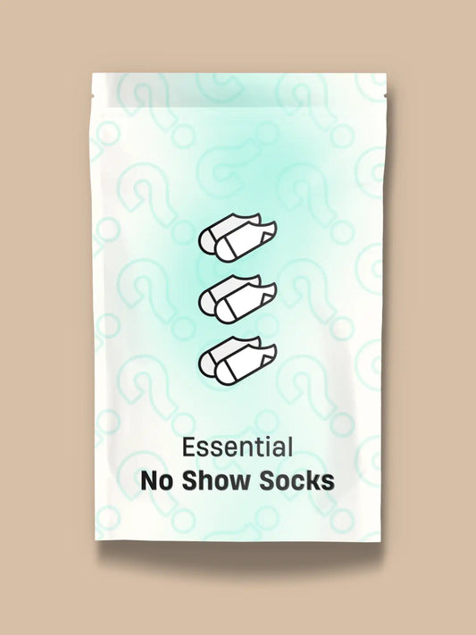 Essential No Show Sock 3-Pack | It's a Mystery!