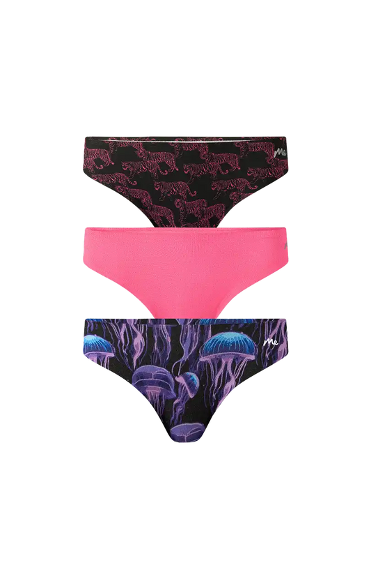 Breathe Thong 3-Pack | Wild Life Pack
