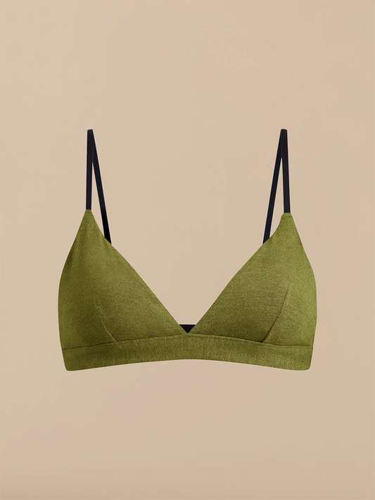UltraModal™ FeelFree Triangle Bralette | Heather Olive