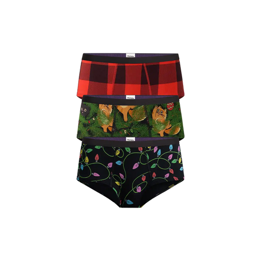 UltraModal™ Core Cheeky Brief 3-Pack | Meowy Christmas Pack
