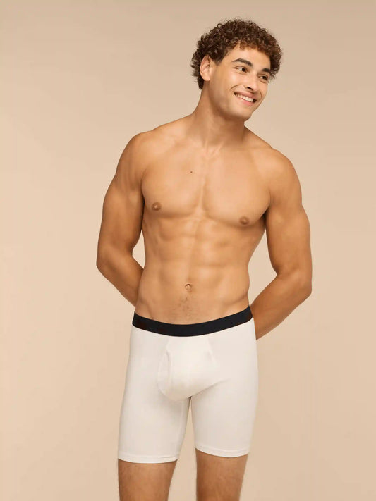 TrueCotton Long Boxer Brief w/ Fly | Undyed