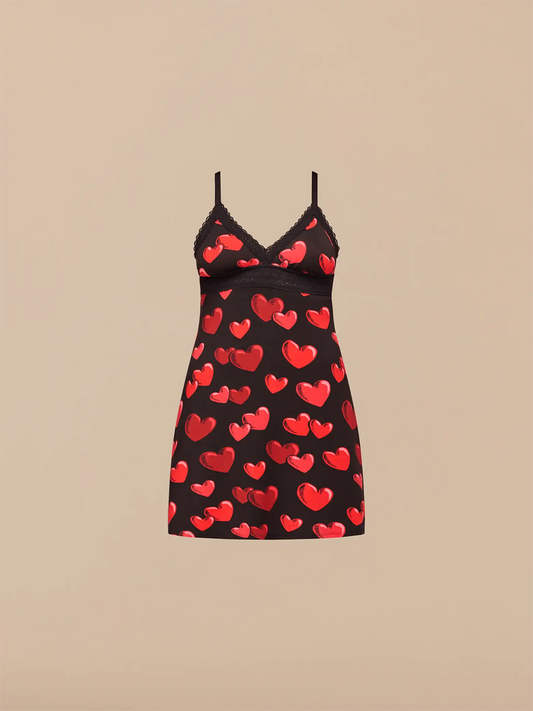 UltraModal™ Lace Chemise | Floating Hearts