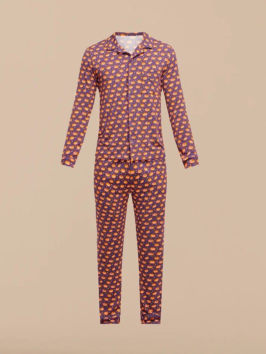 UltraModal™ Long Sleeve PJ Set - Men's | Glow Pumpkins