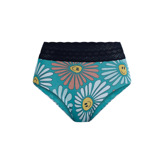 UltraModal™ Lace High-Waisted Brief | Disco Daisies