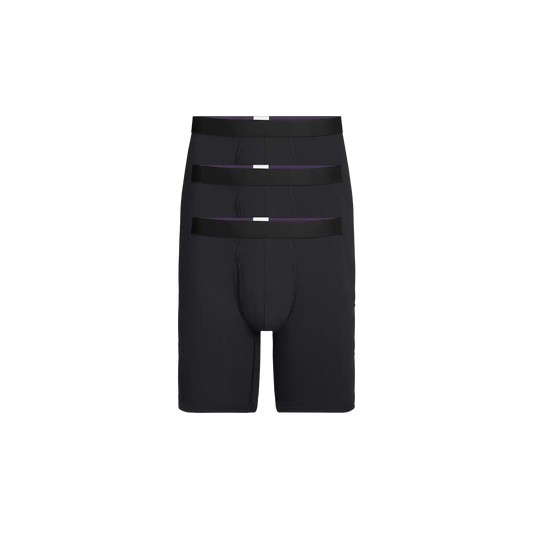UltraModal™ Core Long Boxer Brief w/ Fly 3-Pack | Black
