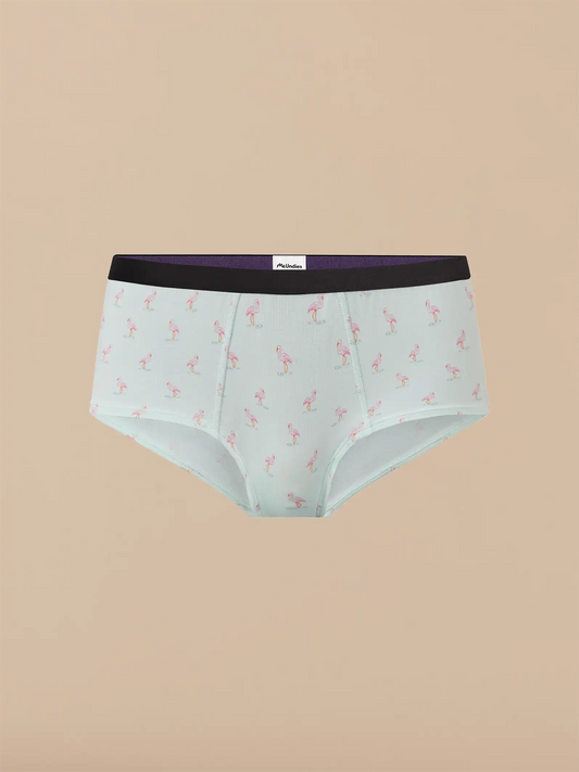 UltraModal™ Core Cheeky Brief | Blue Flamingos