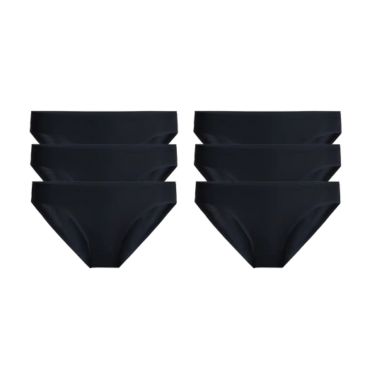 MoveMe Bikini 6-Pack | Black