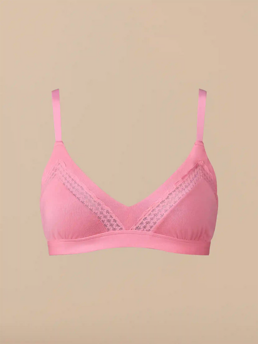 UltraModal™ Lace Triangle Bralette | Pop Pink