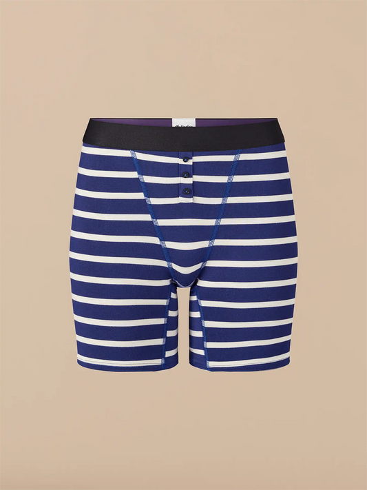 UltraModal™ Core Boyfriend Boxer Brief | Navy Stripes