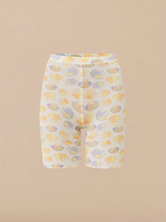 Seamless Long Boyshort | Scallop Shells