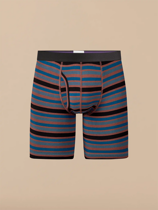 UltraModal™ Core Ball Caddy™ Long Boxer Brief w/ Fly | Canyon Stripes