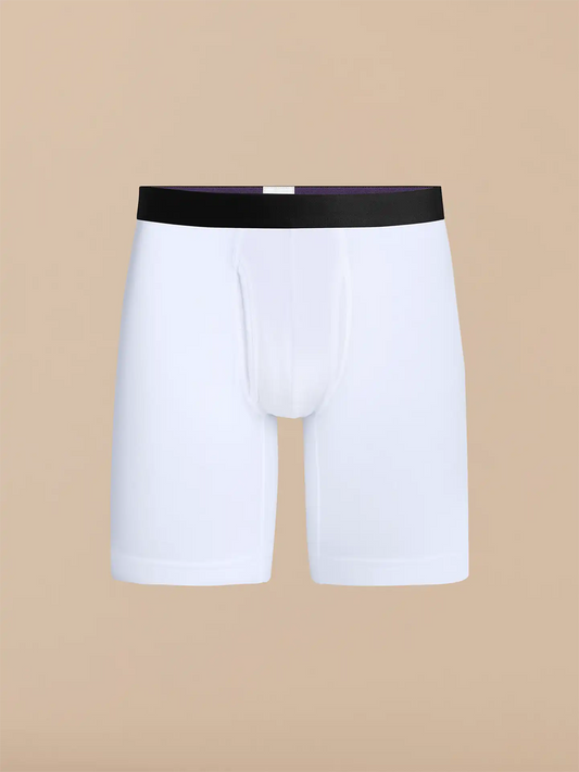 UltraModal™ Core Long Boxer Brief w/ Fly | White