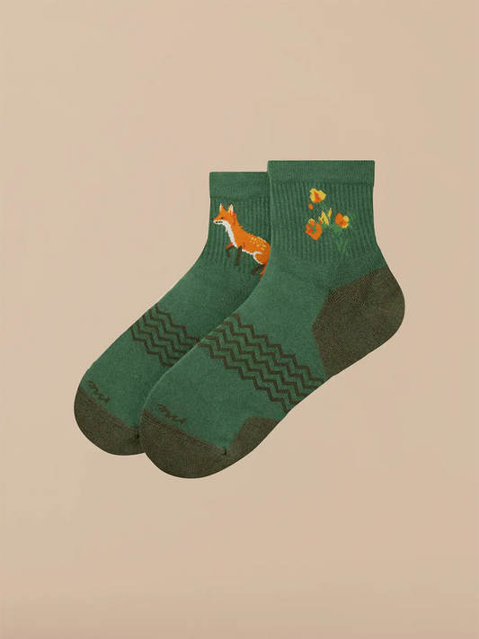 Essential Quarter Sock | What the Fox