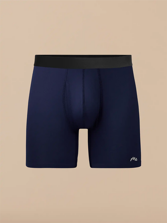 Breathe Breathe Ball Caddy Boxer Brief w/ Fly | Dark Sapphire