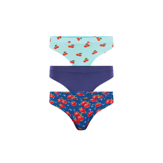 UltraModal™ FeelFree Thong 3-Pack | Summer Berries Pack