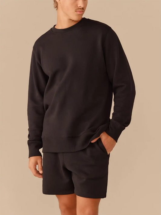 Men's Weekend Crew Sweatshirt | Vintage Black