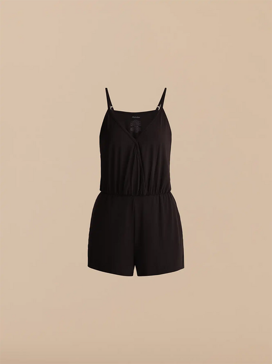 UltraModal™ V-Neck Romper | Black