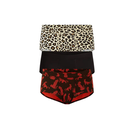 UltraModal™ FeelFree Cheeky Brief 3-Pack | Wild Cat Pack