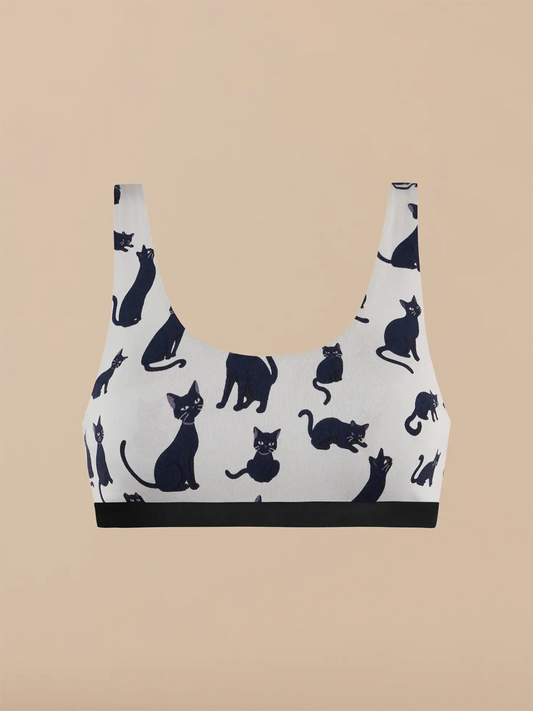 UltraModal™ Core Scoop Bralette | Midnight Meow