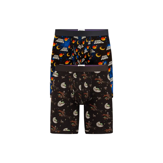 UltraModal™ Core Ball Caddy™ Long Boxer Brief w/ Fly 2-Pack | Galaxy Far Far Away Pack