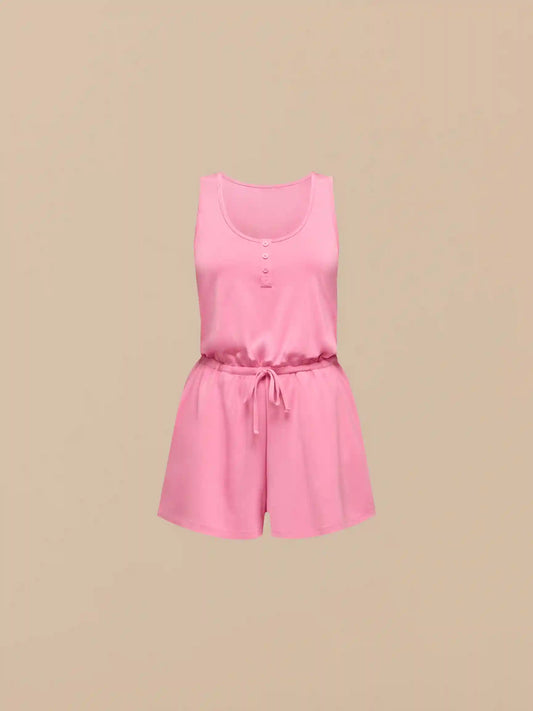 UltraModal™ Scoopneck Romper | Pop Pink