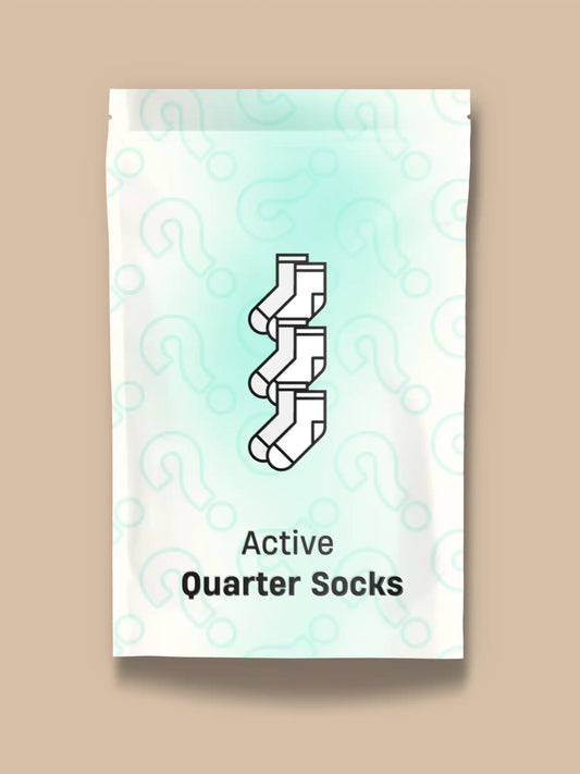 Active Quarter Sock 3-Pack | It's a Mystery!