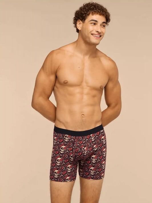 TrueCotton Ball Caddy™ Boxer Brief w/ Fly | Eternal Bloom