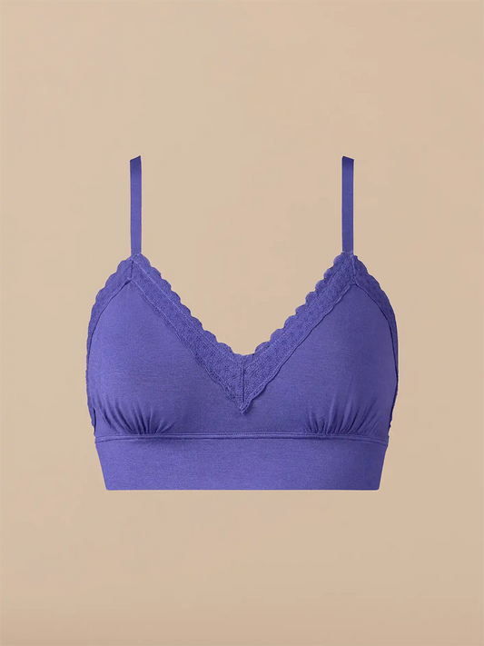 UltraModal™ Lace Plunge Bralette | Berry Blue