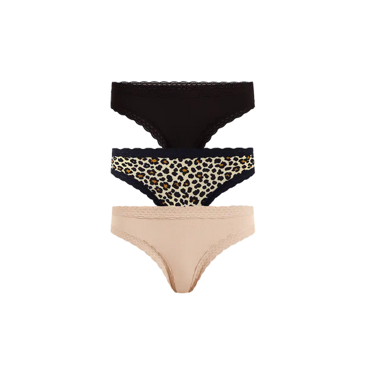 UltraModal™ Lace Tanga 3-Pack | Wild Cat Pack