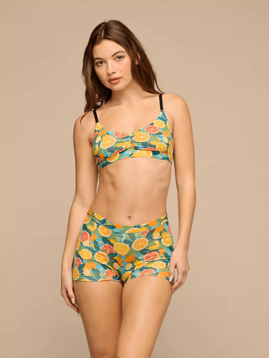 UltraModal™ FeelFree Ruched Bralette | Sicilian Oranges