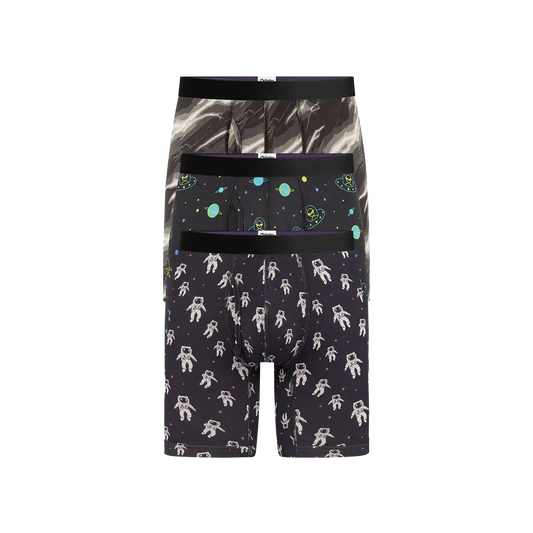 UltraModal™ Core Long Boxer Brief w/ Fly 3-Pack | Moonwalk Pack