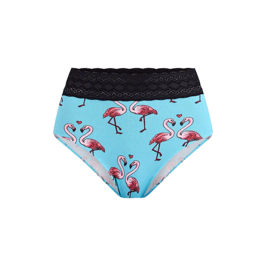 UltraModal™ Lace High-Waisted Brief | Love Birds