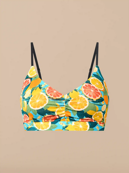 UltraModal™ FeelFree Ruched Bralette | Sicilian Oranges