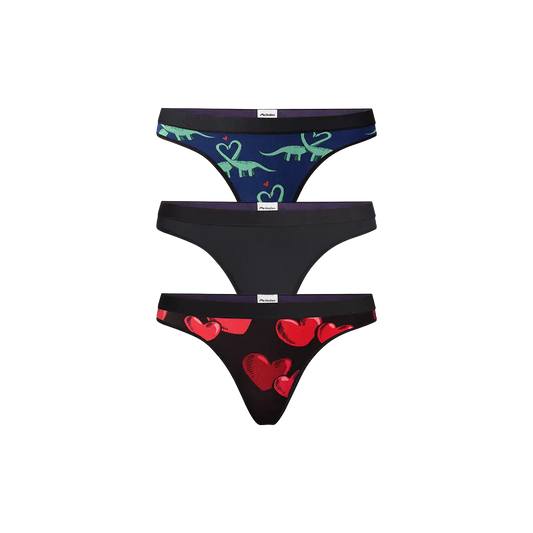 UltraModal™ Core Thong 3-Pack | Saur in Love Pack