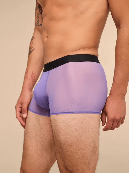 Men's Mesh Trunk | Plum