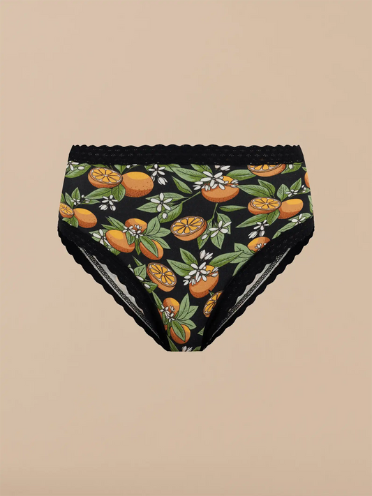 UltraModal™ Lace High-Waisted Cheeky Bikini | Tangerine Dreams