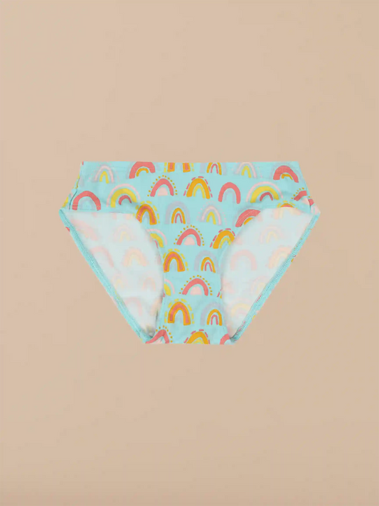 UltraModal™ FeelFree Girls Bikini Brief 3-Pack | Rainbow Dots Pack