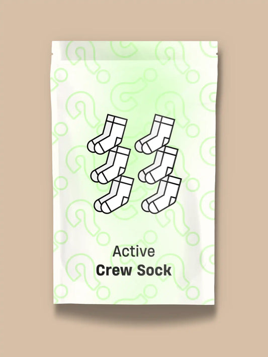 Active Crew Sock 6-Pack | It's a Mystery!