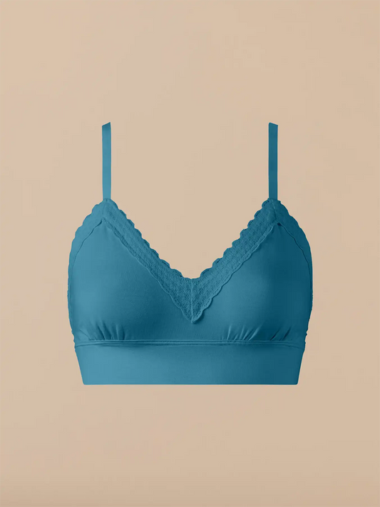 UltraModal™ Lace Plunge Bralette | Teal