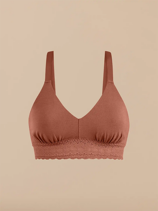 UltraModal™ Lace Longline Bralette | Cedar Wood