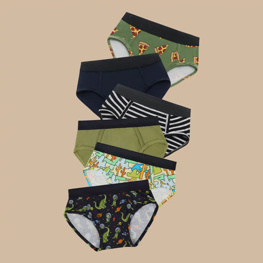 UltraModal™ Core Boys Brief 6-Pack | Dino Party Pack