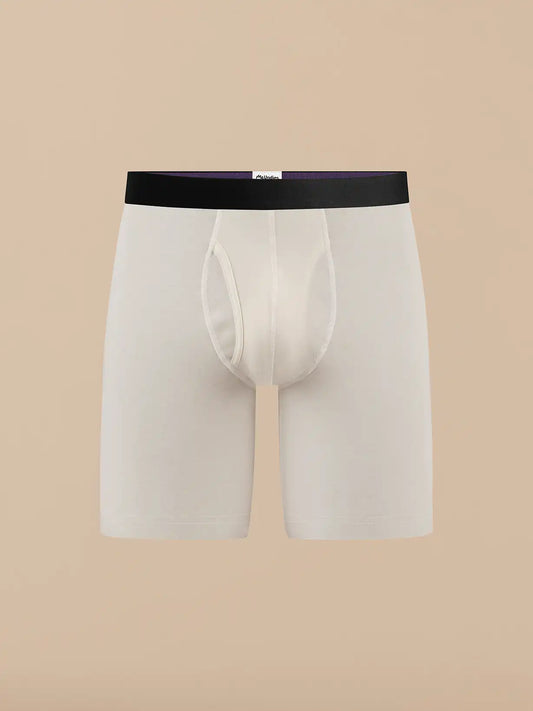 TrueCotton Long Boxer Brief w/ Fly | Undyed