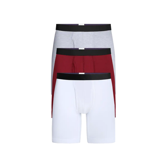 UltraModal™ Core Long Boxer Brief w/ Fly 3-Pack | Classic Cabernet Pack