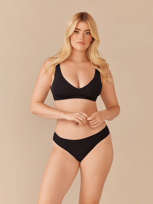 Seamless Thong 3-Pack | Latte
