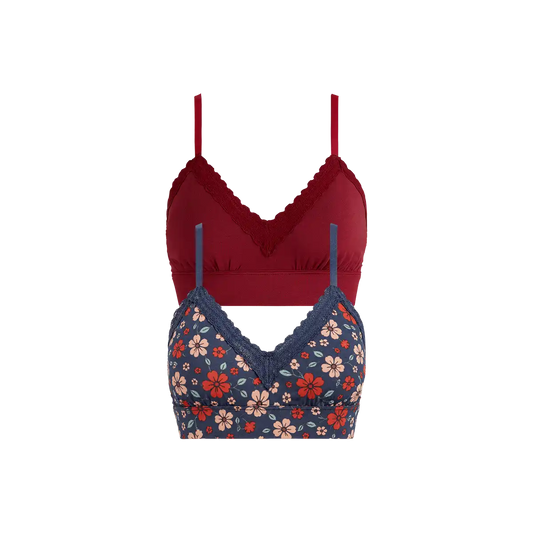 UltraModal™ Lace Plunge Bralette 2-Pack | Sweet Bloom Pack