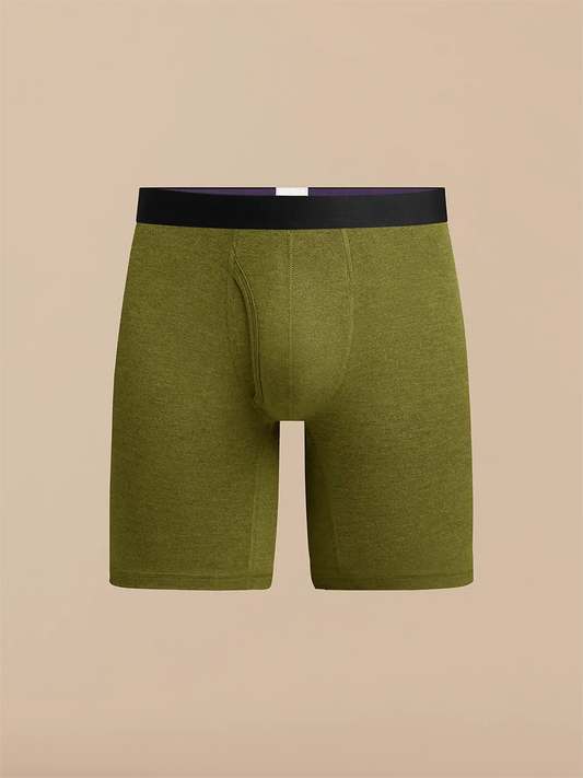 UltraModal™ Core Long Boxer Brief w/ Fly | Heather Olive